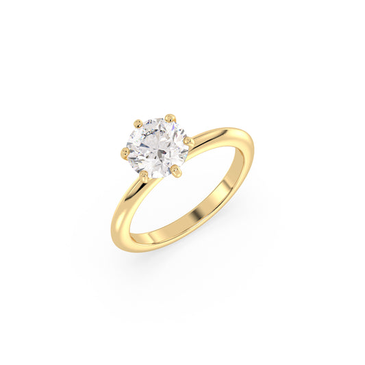 Solitaire Aurelia - Gelbgold | Lab Grown