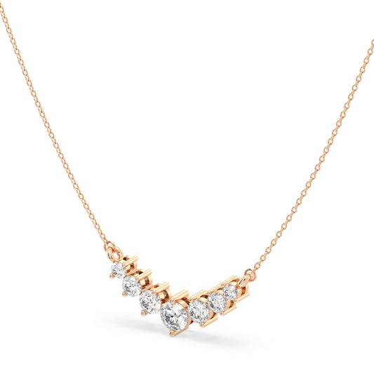 Valena - Roségold | Natürlicher Diamant