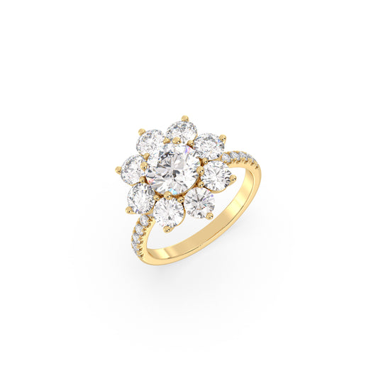 Valeria - Gelbgold | Natürlicher Diamant