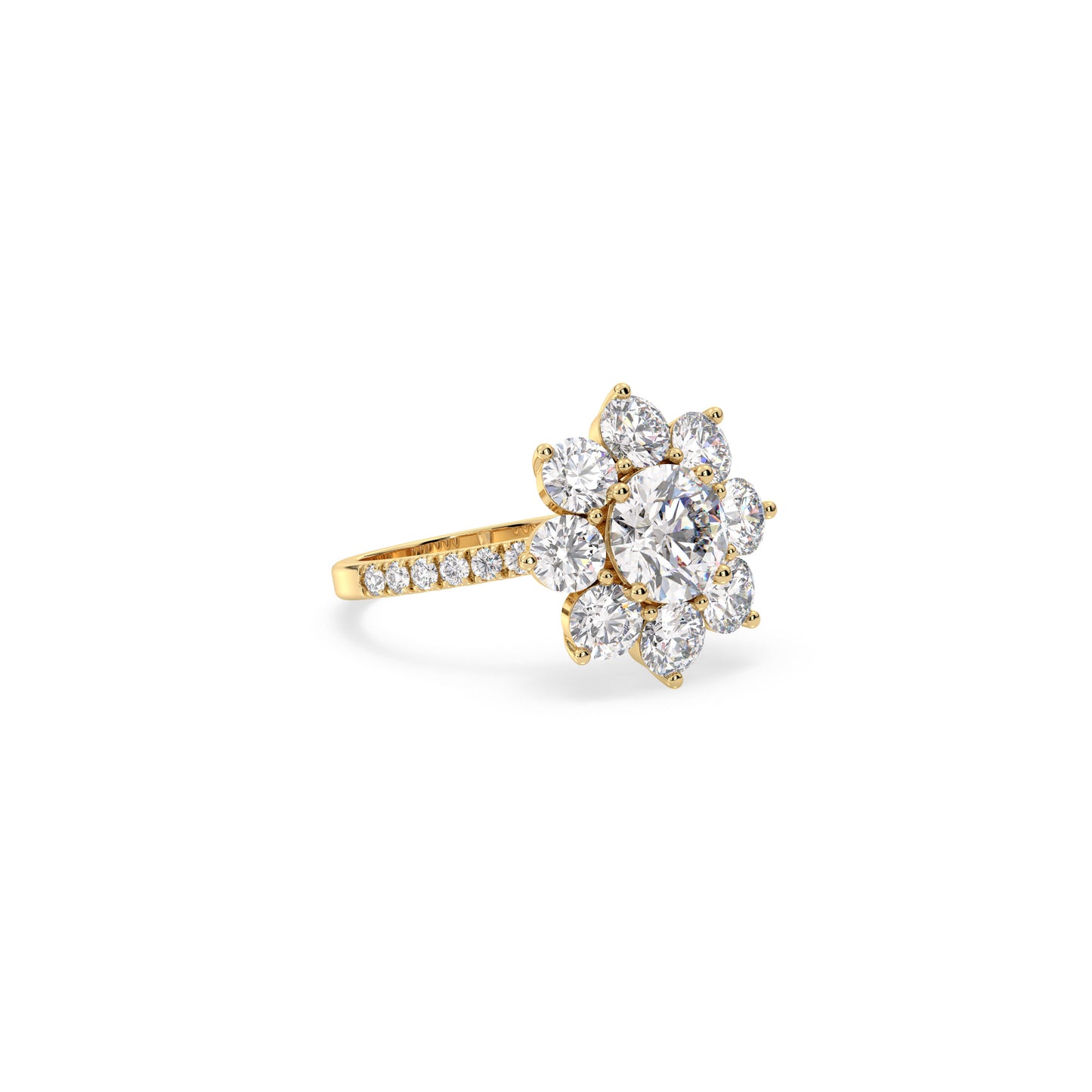 Valeria - Gelbgold | Natürlicher Diamant