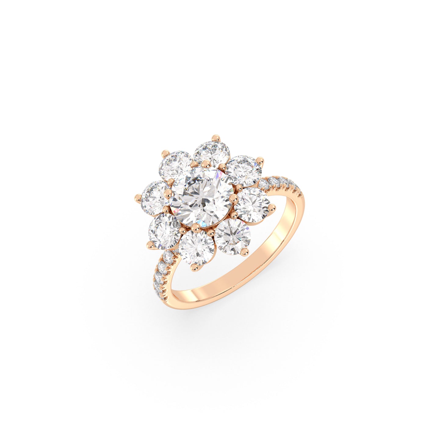 Valeria - Roségold | Natürlicher Diamant