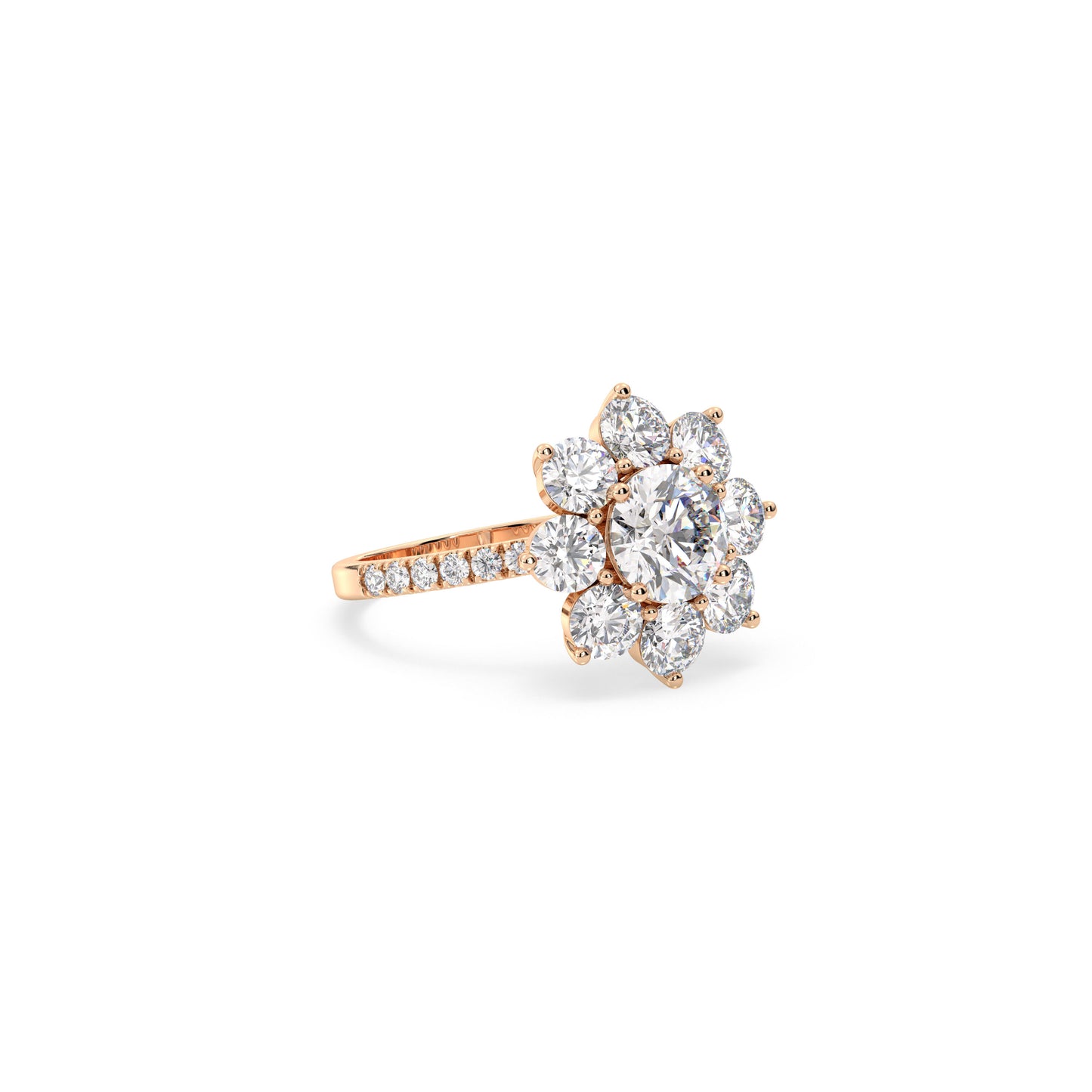 Valeria - Roségold | Natürlicher Diamant