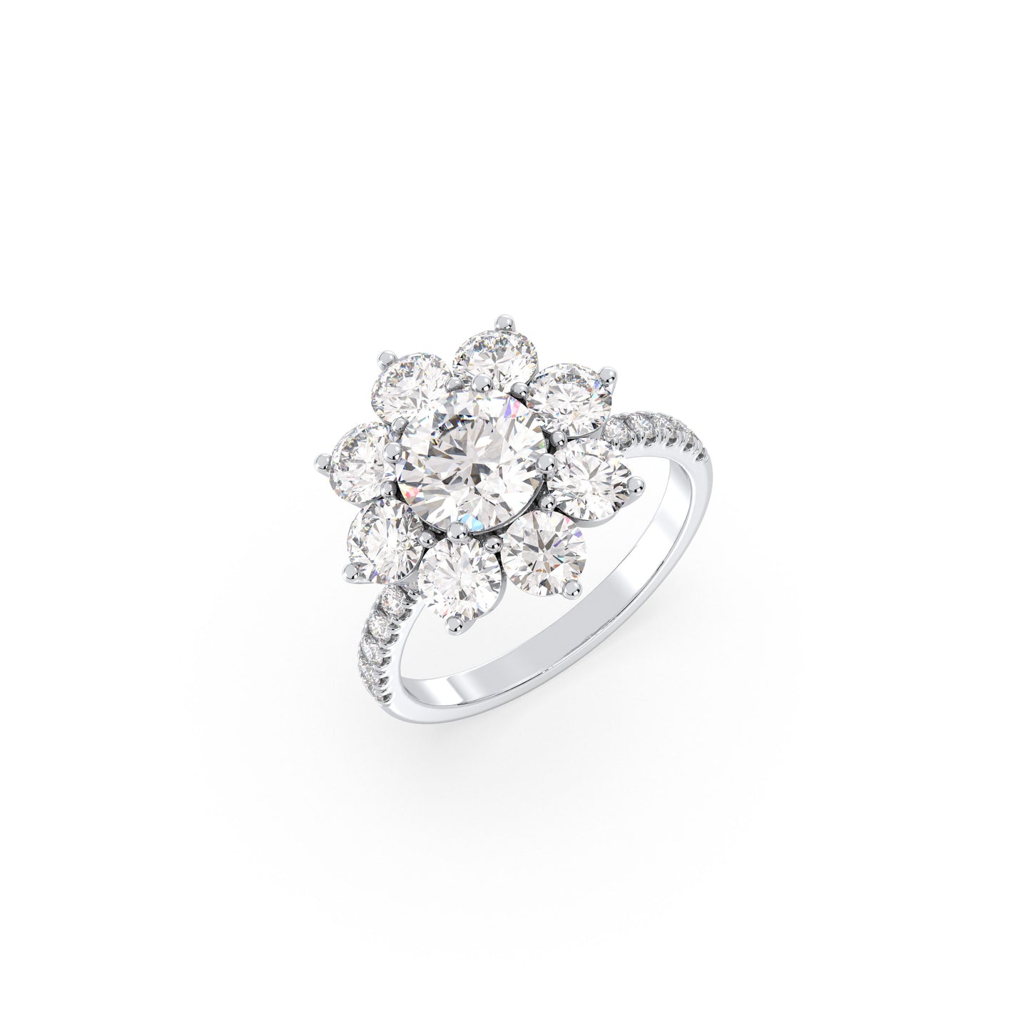 Valeria - Platin | Natürlicher Diamant