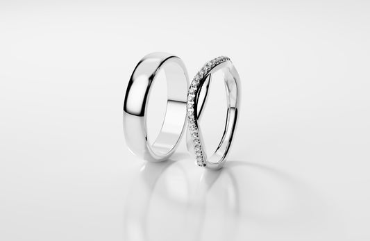 Vita Duo - Platin | Natürlicher Diamant